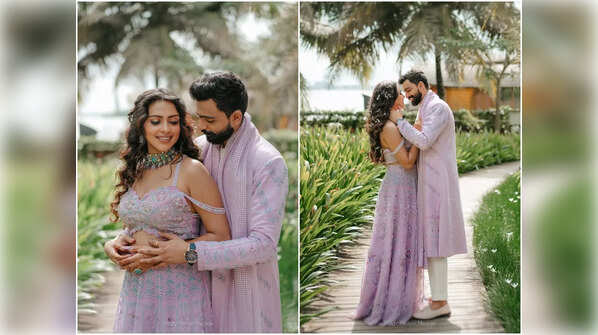 Elaborate yet intimate wedding