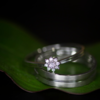 Minimalist wedding rings
