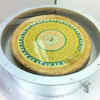 A wheel of cheese