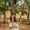 Pooja Hegde mesmerizes as a dream girl in white chiffon lehenga | Times of  India