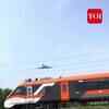 Article image for: Viral video from Kochi: Airplane zooms above <i class="tbold">vande bharat express</i>