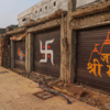Shopfronts adorned