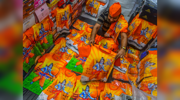 Ram temple merchandise floods markets