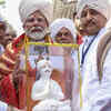 Temple members felicitated PM Modi