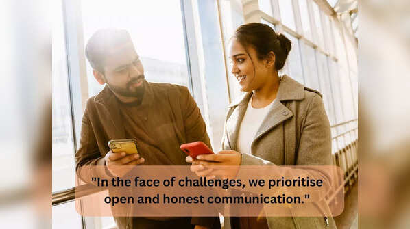 "In the face of challenges, we prioritise open and honest communication."