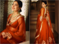 Rashmika Mandanna shells out festive fashion goals in an earthy-toned lehenga, see pictures