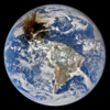 Moon's shadow on Earth