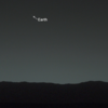 Nasa's curiosity view of Earth from Mars