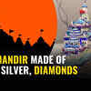 Article image for: <i class="tbold">ayodhya</i> Ram Mandir Pran Pratishtha: Artisan creates a replica with silver, gold and diamonds