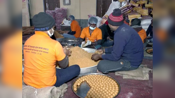 Preparations underway to make 5 quintal laddus