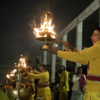 Evening aarti on the banks of Saryu Ghat