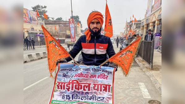 Skating, cycling, walking: The journeys people are taking to reach Ayodhya
