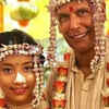 ​Milind Soman and Ankita Konwar