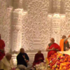 PM Narendra Modi unveils the Ram Lalla idol at the  Shri Ram Janmaboomi Temple in Ayodhya
