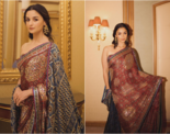 Alia Bhatt's ode to Indian craftsmanship in ajrakh saree is a must-see