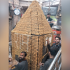 Laddus decorated in Kashi