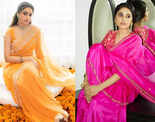 ​Priyanka Mohan captivates in a sarees, embodying timeless grace and allure​