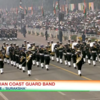 Republic Day 2024 Parade Live: Indian coast guard band at the Kartavya Path
