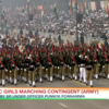 Republic Day 2024 Parade Live: NCC girls marching contingent (Army)