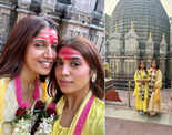 Bhumi Pednekar seeks blessings at Kamakhya Devi Mandir with her sister Samiksha