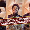 Article image for: <i class="tbold">bigg boss 17</i> Winner: Munawar Faruqui lifts the trophy