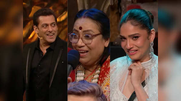 Bigg Boss 17: From comparing her to actress Lalita Pawar to making her read '7 vachans' for bahu Ankita Lokhande: Salman Khan gets into a fun banter with Vicky Jain's mom Ranjana