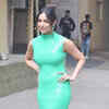Malaika Arora exudes mermaid vibes in a sea-green sequinned gown with sheer  scarf | Times of India