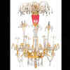 Imperial Neoclassical 18-Light Chandelier