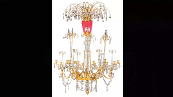 Imperial Neoclassical 18-Light Chandelier