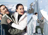 Amy Jackson gets engaged to 'Gossip Girl' star Ed Westwick in Switzerland, see dreamy pictures