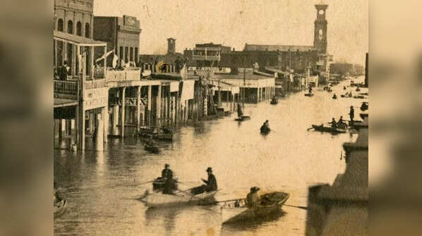 What caused the 1861–1862 storm?
