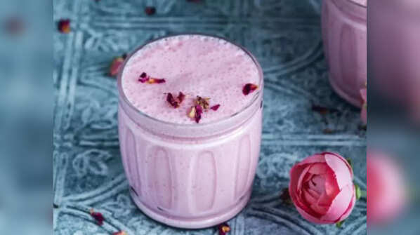 Rose-infused Lassi