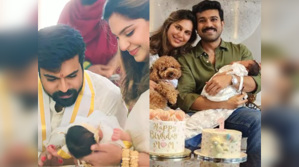Ram Charan and Upasana Kamineni Konidela's lovely father-daughter moments