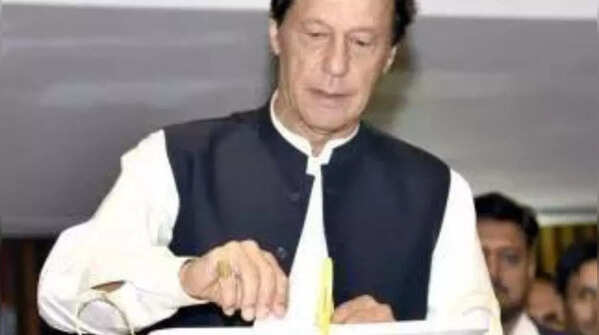 Former PM Imran Khan votes from Prison