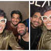 Navid sole poses with Munawar, Orry and Abhishek