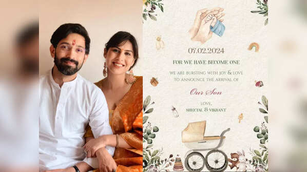 Vikrant Massey and Sheetal Thakur become parents