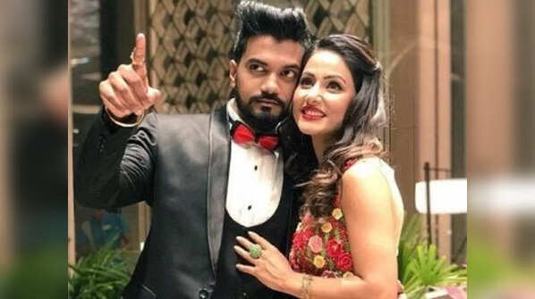 Hina Khan and Rocky Jaiswal