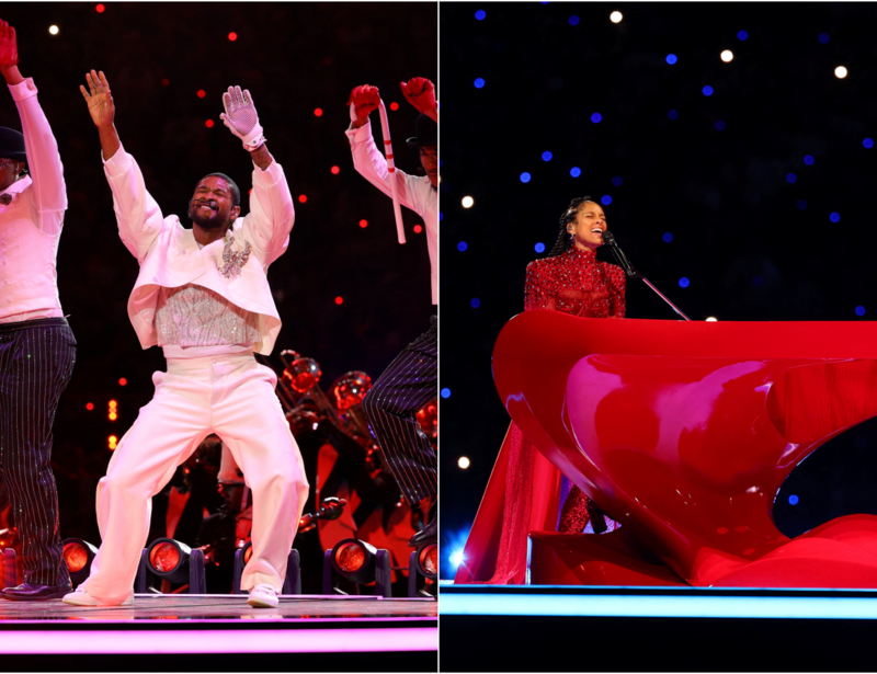 2024 Super Bowl halftime show: Usher, Alicia Keys and other guest stars enthrall the audience, see pictures