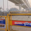 Farmers Protest Live: Early morning visuals of the security arrangements in Bahadurgarh as the farmers have announced to continue to march towards the National Capital.
