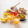 ​Lemon ginger turmeric wellness shots