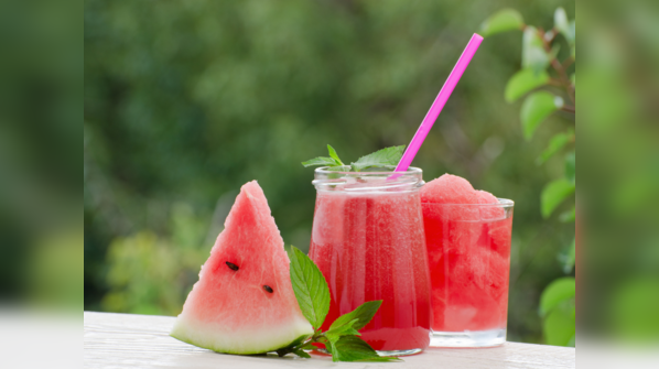 The watermelon mint detox water