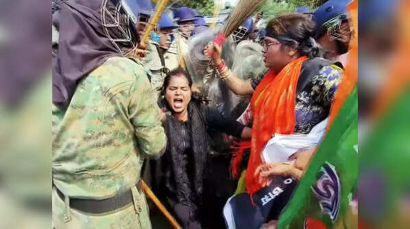 Continued protests in Sandeshkhali