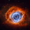 The Helix Nebula in hydrogen and oxygen