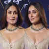 Kareena Kapoor Khan Outfit: Kareena Kapoor Khan shimmers in golden angrakha  at Dadasaheb Phalke Awards | Times of India