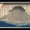 ​‘Night Rain at the Double-Shelf Stand’ by Utagawa Hiroshige