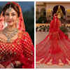 Sonarika's unique wedding lehenga