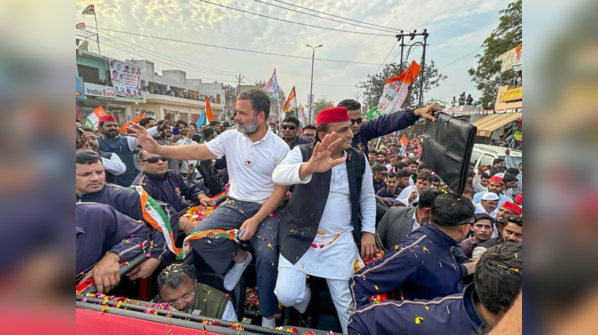 Akhilesh Yadav joins Yatra as Congress and SP forge seat-sharing pact