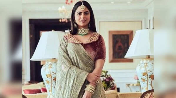 Confidence and clarity in facial expression of Isha Ambani