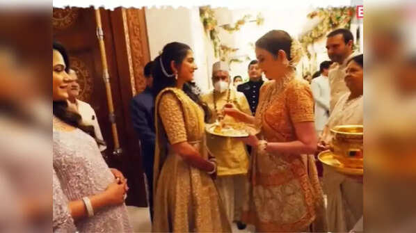 How Nita Ambani welcomed Radhika Merchant in the Ambani household