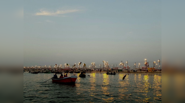 Ganga river sunset